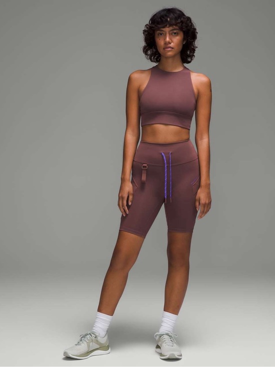 lululemon athletica Other - 191.2 Lululemon Energy High-Neck Longline Tough Bra B–D Cups Dark Oxide